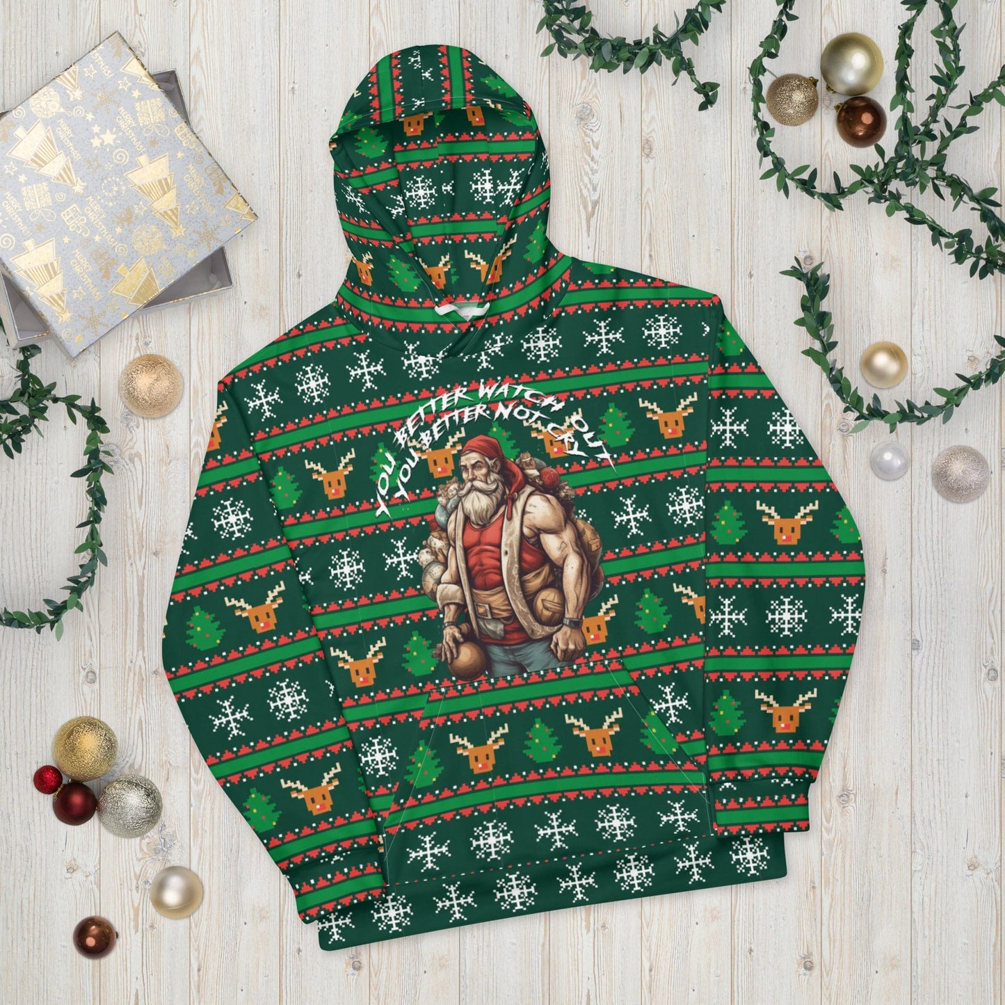 The Dirty Xmas Holiday Hoodie - green