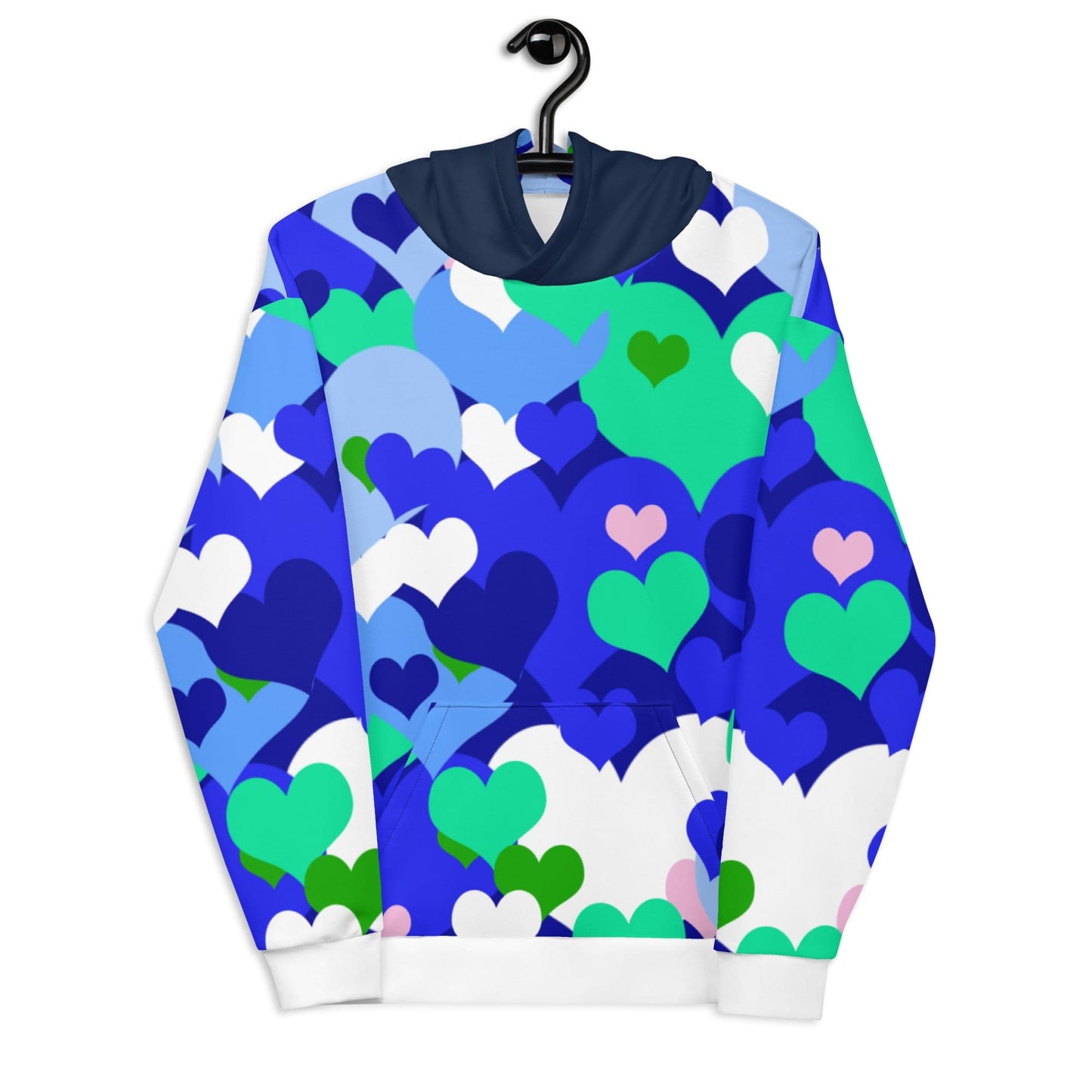 BabyRee Blu HeartCamo Unisex Hoodie