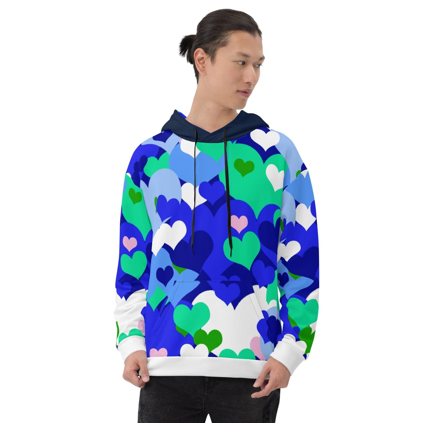 BabyRee Blu HeartCamo Unisex Hoodie