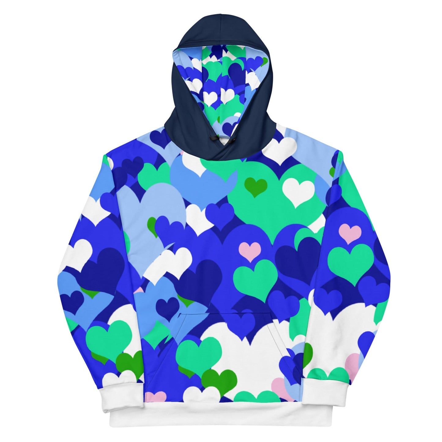 BabyRee Blu HeartCamo Unisex Hoodie