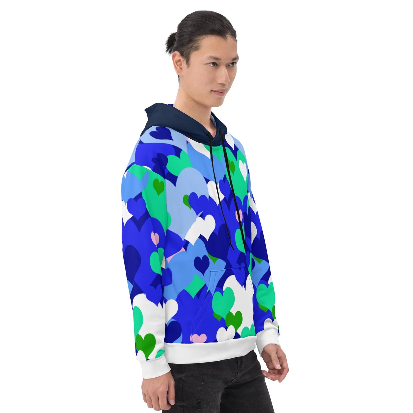 BabyRee Blu HeartCamo Unisex Hoodie