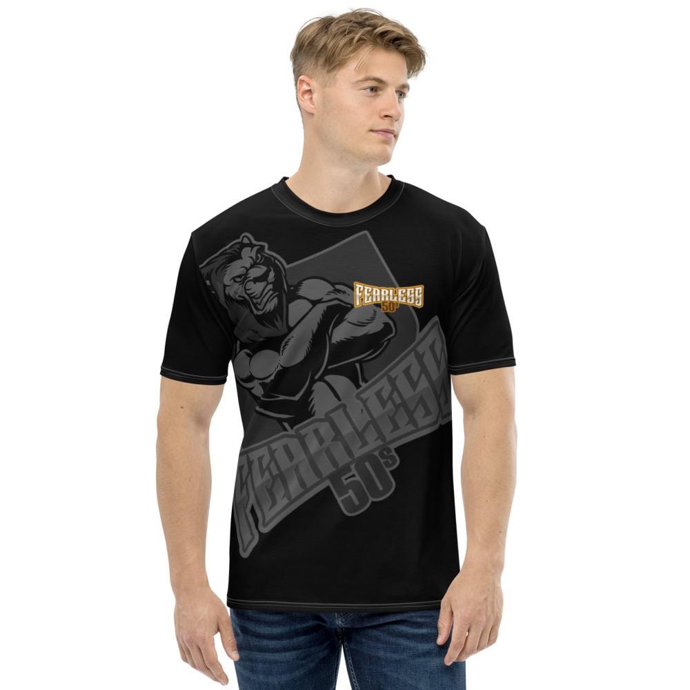 Fearless50s WarriorTee Men's T-shirt - Black - The Marjani Spot