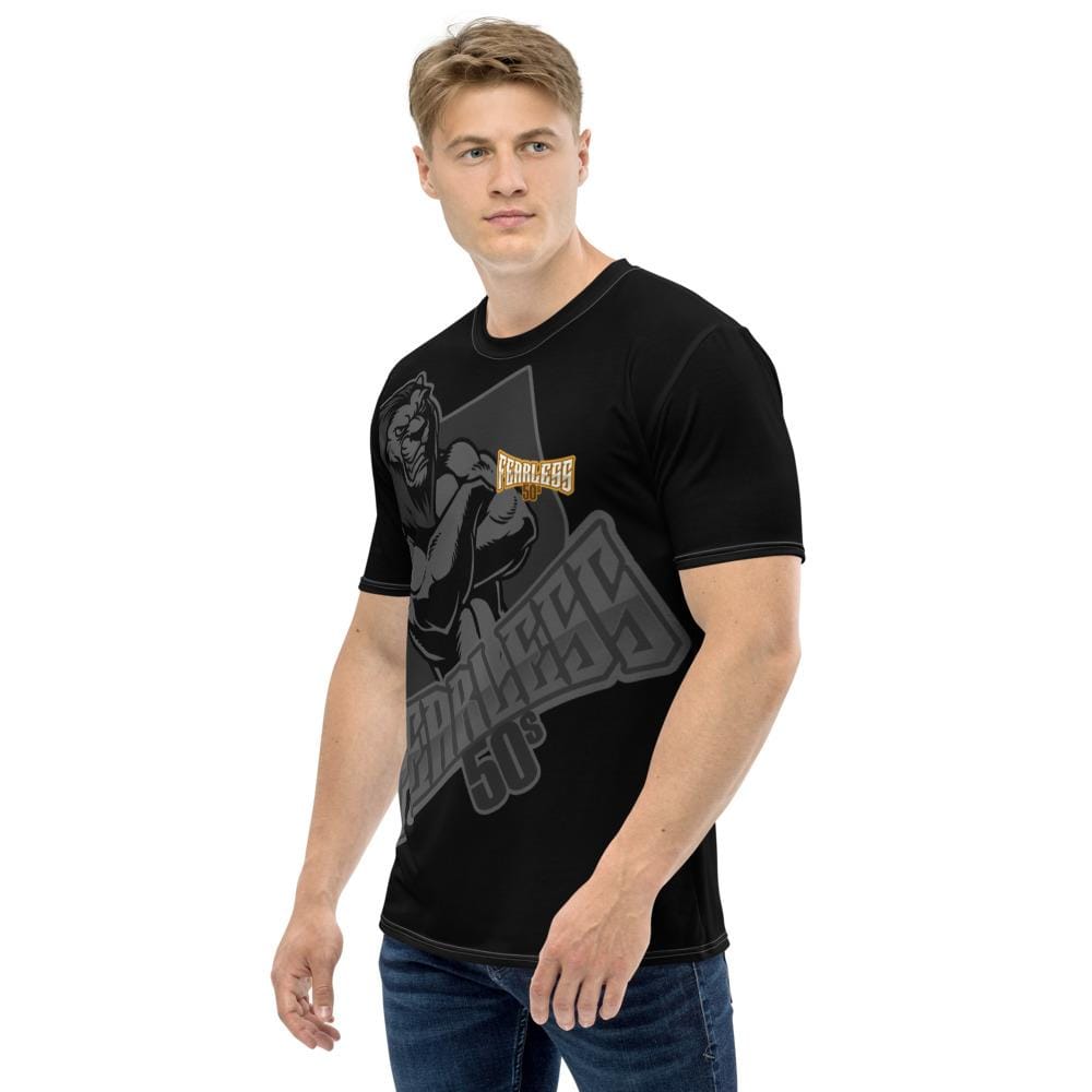 Fearless50s WarriorTee Men's T-shirt - Black - The Marjani Spot