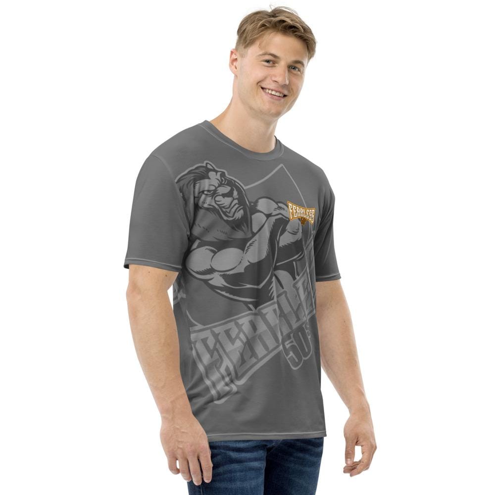 Fearless50s WarriorTee Men's T-shirt - Gray - The Marjani Spot