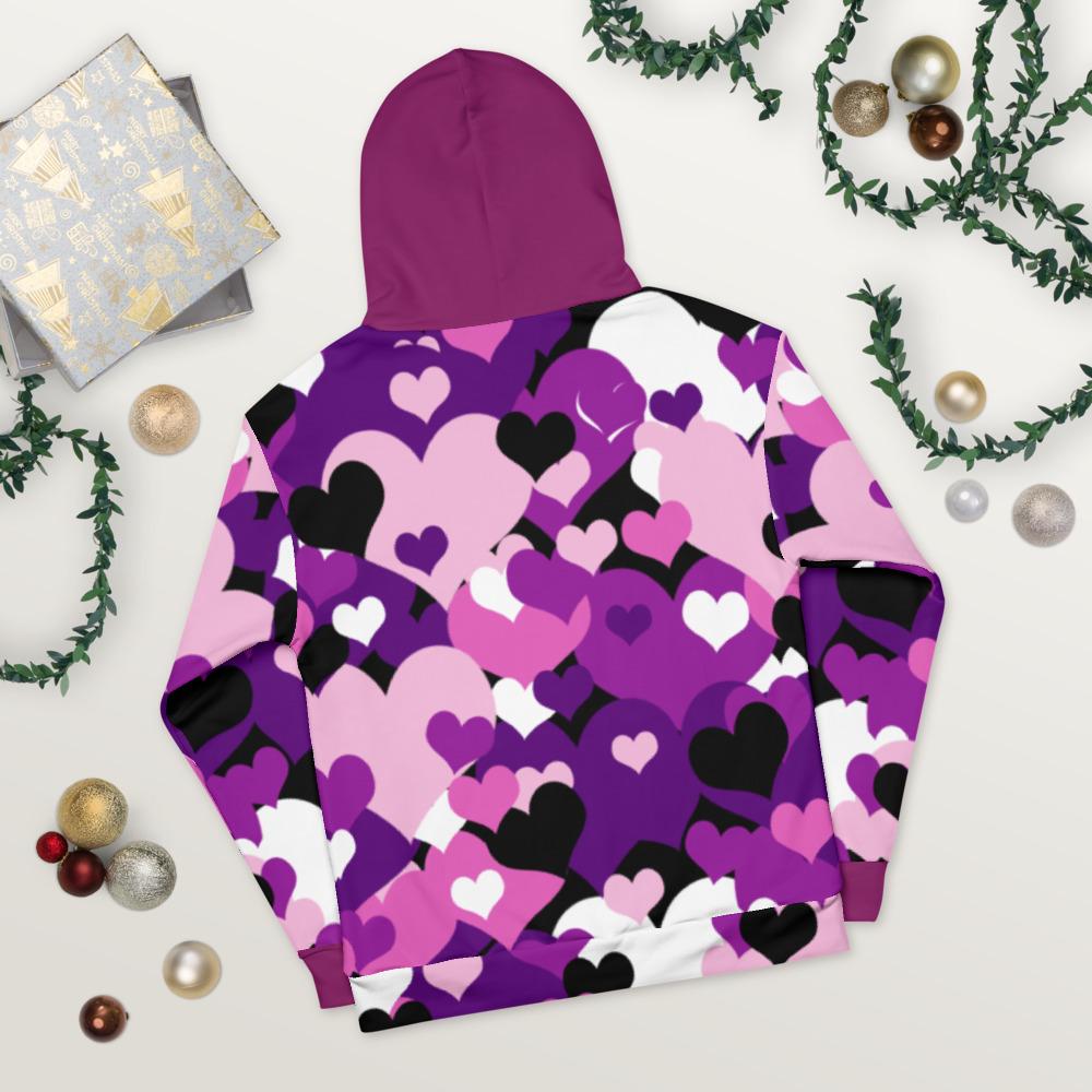 BabyRee Purp HeartCamo Unisex Hoodie - The Marjani Spot