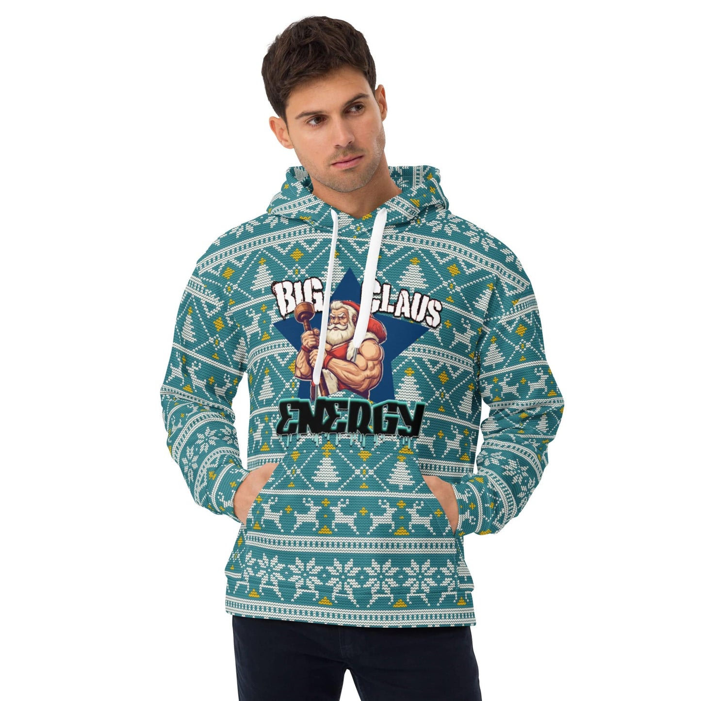 The Dirty Xmas Holiday Hoodie - blue