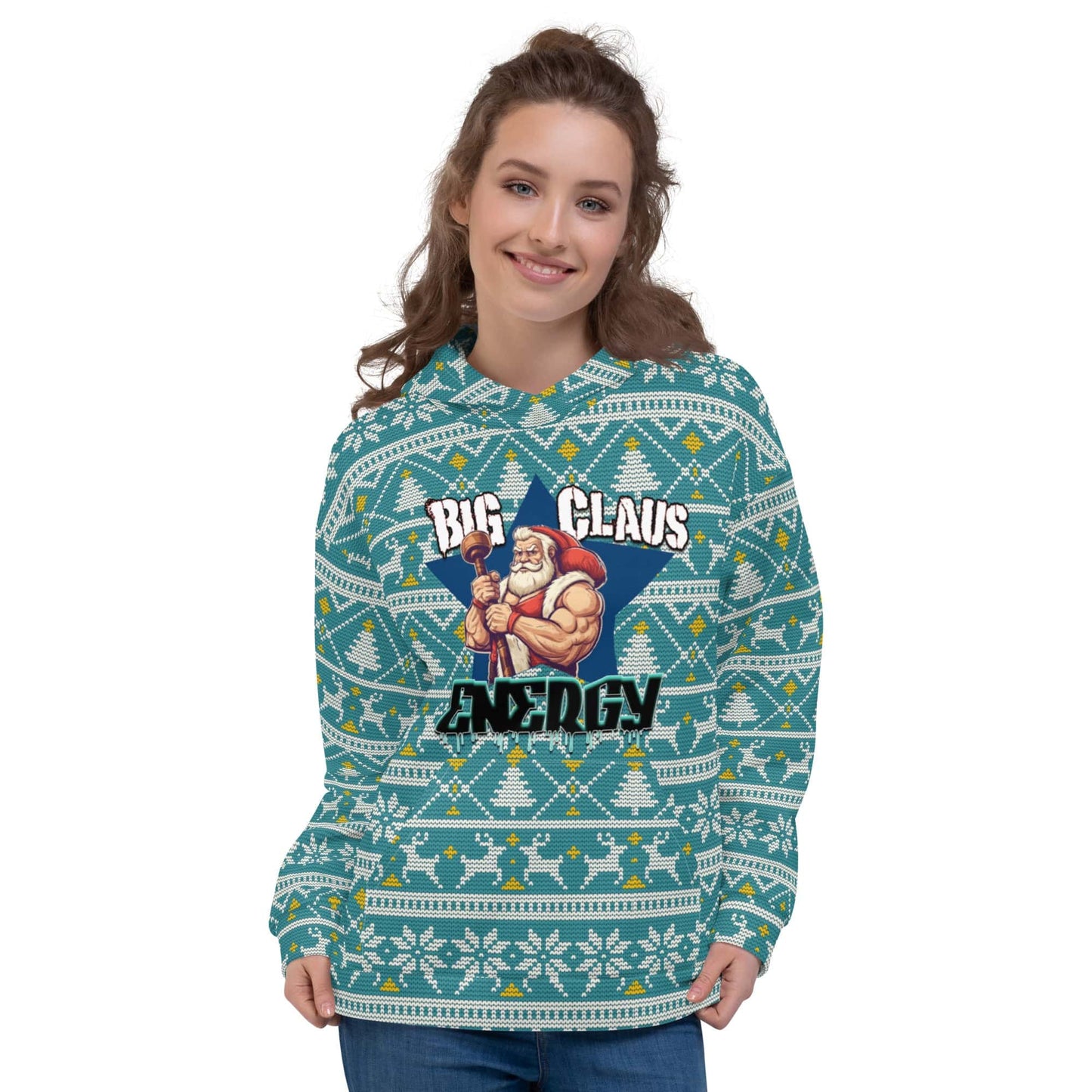 The Dirty Xmas Holiday Hoodie - blue