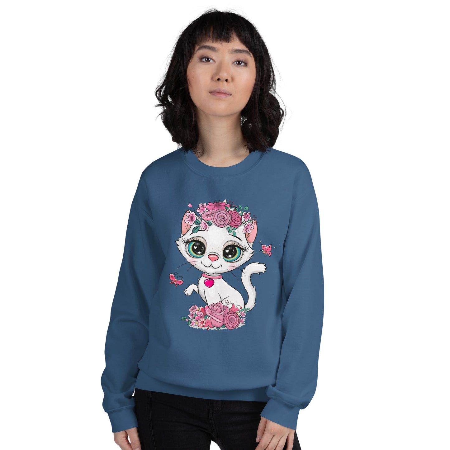 BabyRee Cozy Kitt'n sweatshirt - Garden Kitt'n