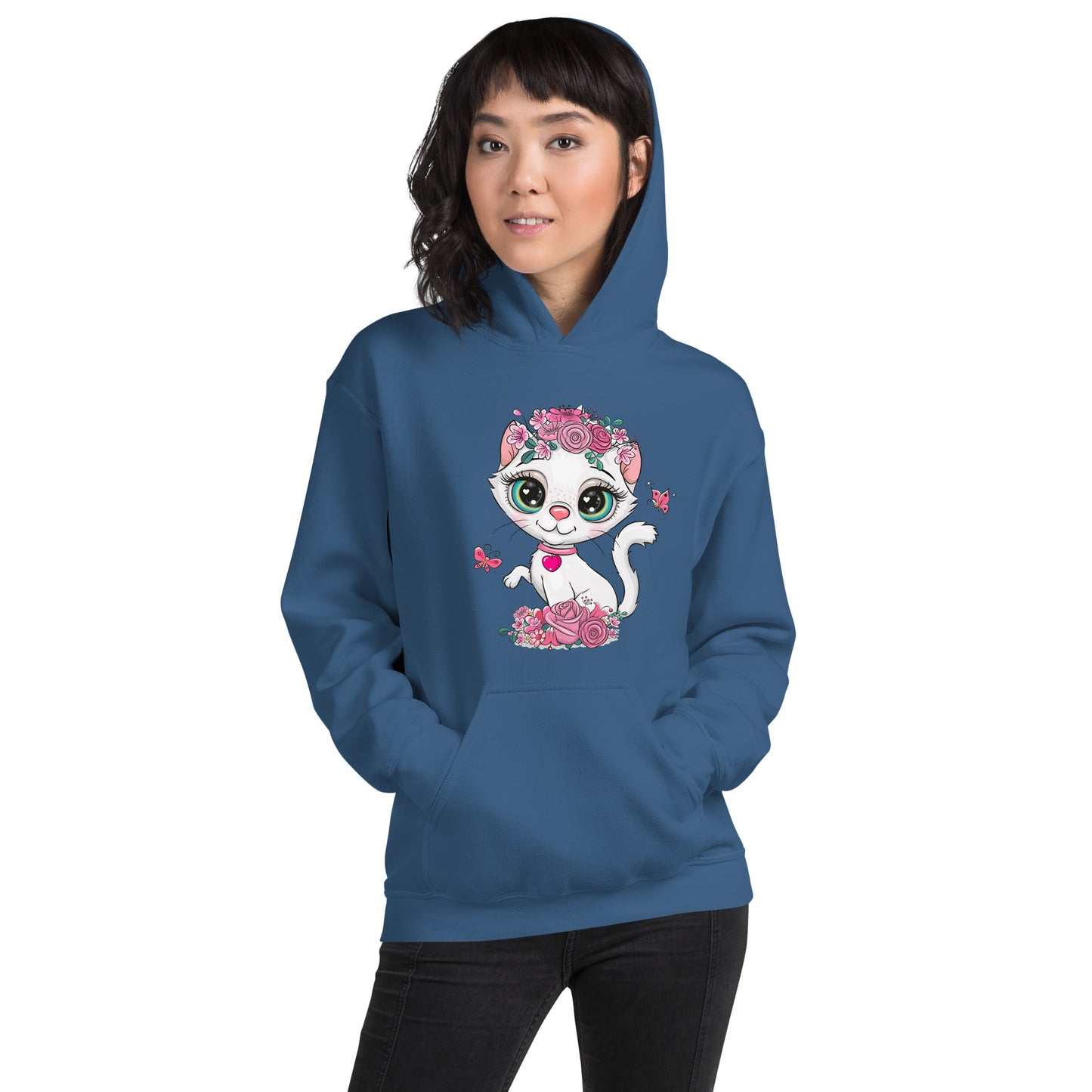 BabyRee Cozy Kitt'n hoodie - Garden Kitt'n