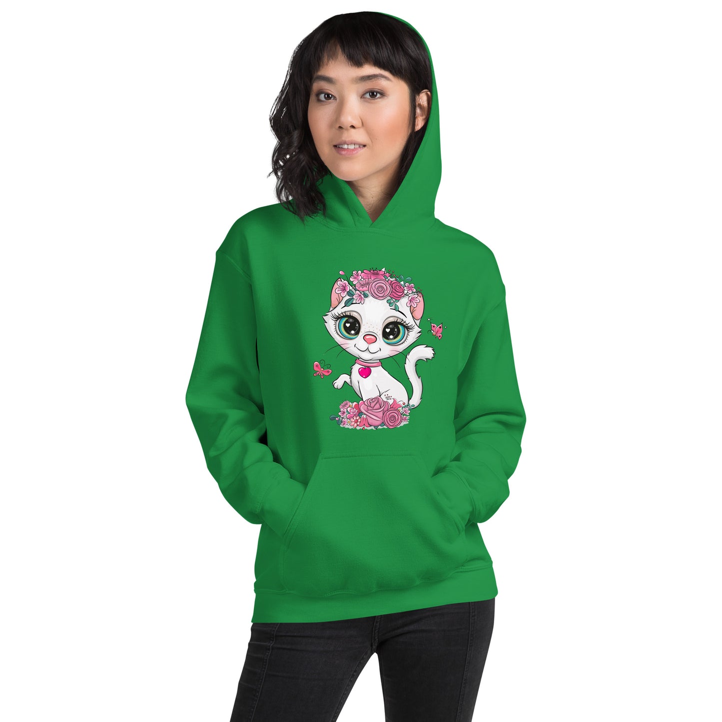 BabyRee Cozy Kitt'n hoodie - Garden Kitt'n