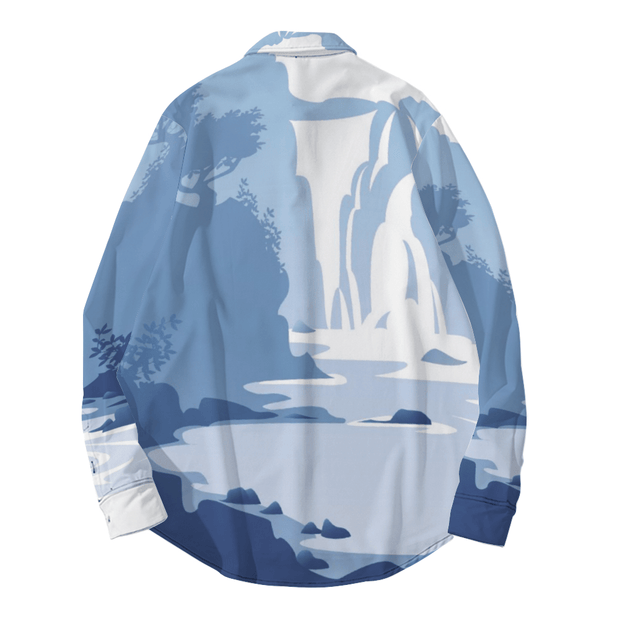 Ju!sL!ve SMILE Unisex Long Sleeve Shirt  - Blue - The Marjani Spot