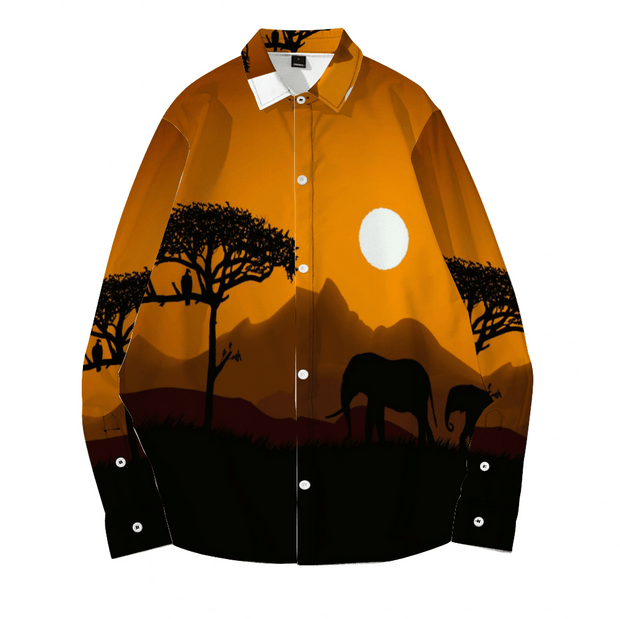 Ju!sL!ve SMILE Unisex Long Sleeve Shirt  - Tan/Black - The Marjani Spot