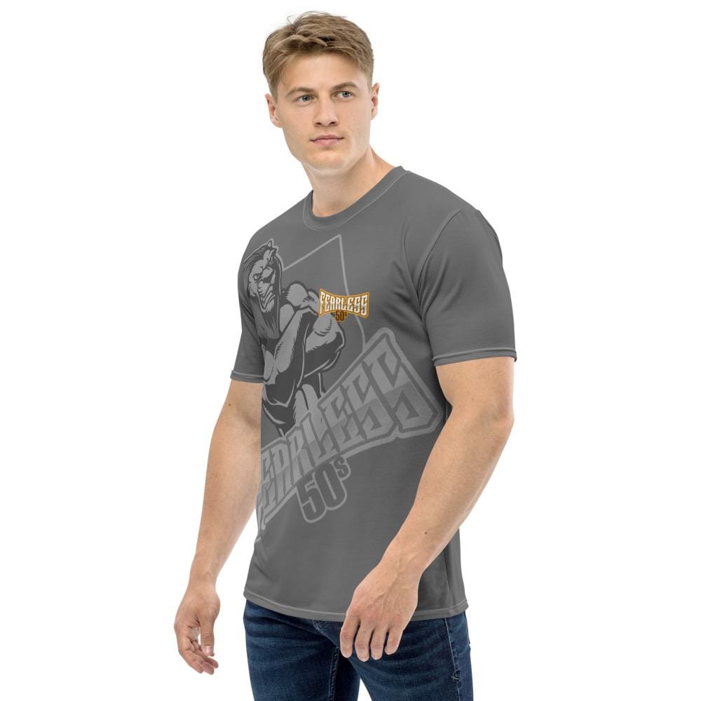 Fearless50s WarriorTee Men's T-shirt - Gray - The Marjani Spot