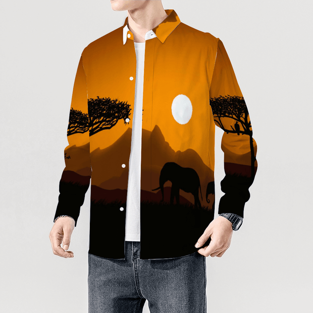Ju!sL!ve SMILE Unisex Long Sleeve Shirt  - Tan/Black - The Marjani Spot