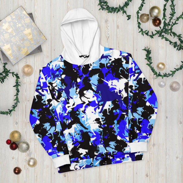 BabyRee Blue UniCamo Unisex Hoodie - The Marjani Spot