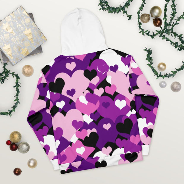 BabyRee Purp HeartCamo Unisex Hoodie - The Marjani Spot